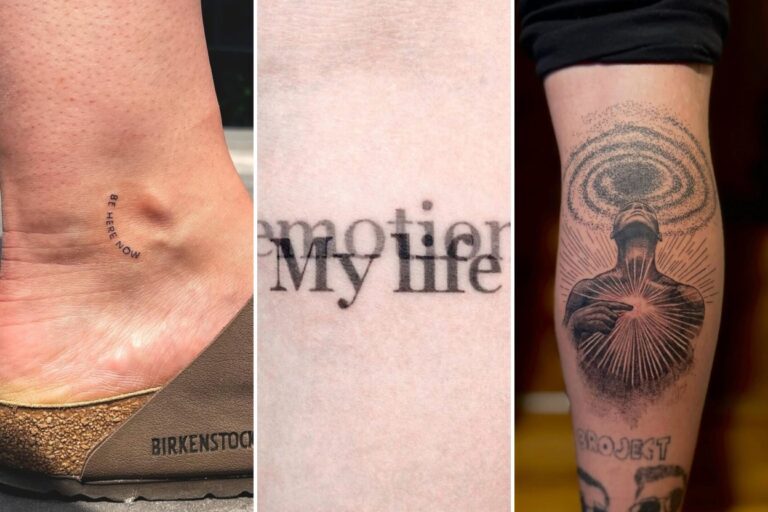 35+ Mindfulness Tattoo Ideas Centering Inner Peace and Mental Clarity Featured 3-Panel Lookbook Collage