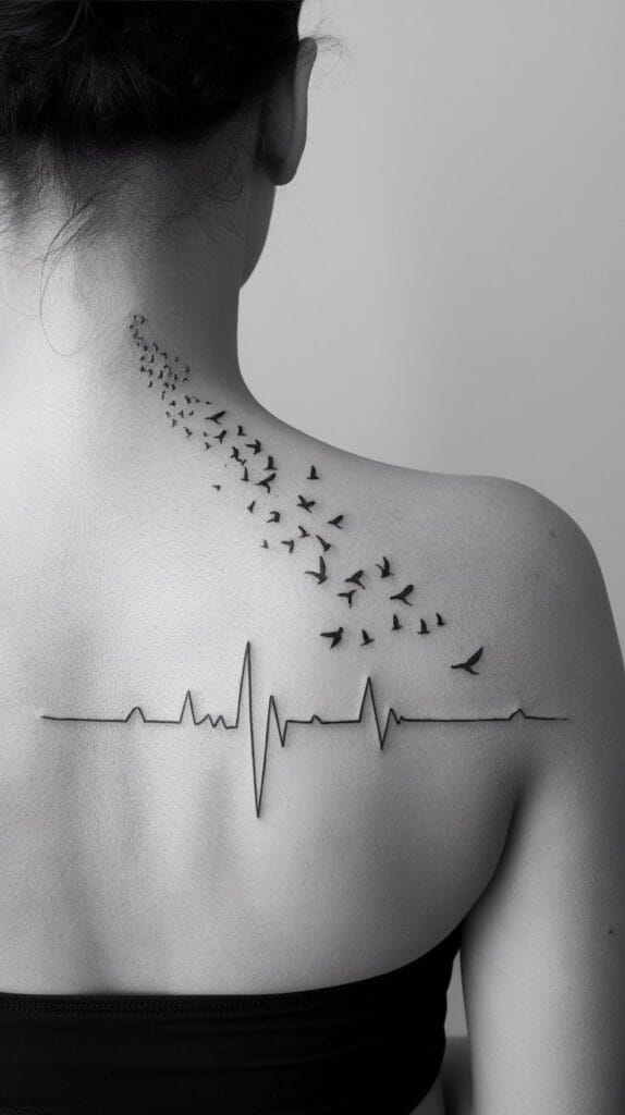 10 Unique Heartbeat Tattoo Ideas For Pet Lovers