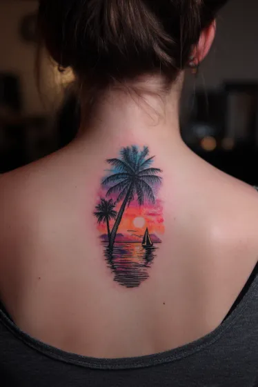 20 Beach Spine Tattoos Ideas For Women Who Love The Ocean