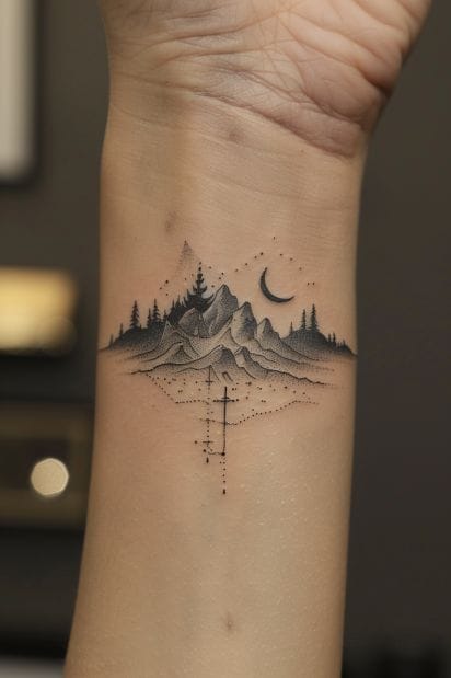 23 Stunning Mountain Tattoo Ideas Perfect For Women Who Love Nature