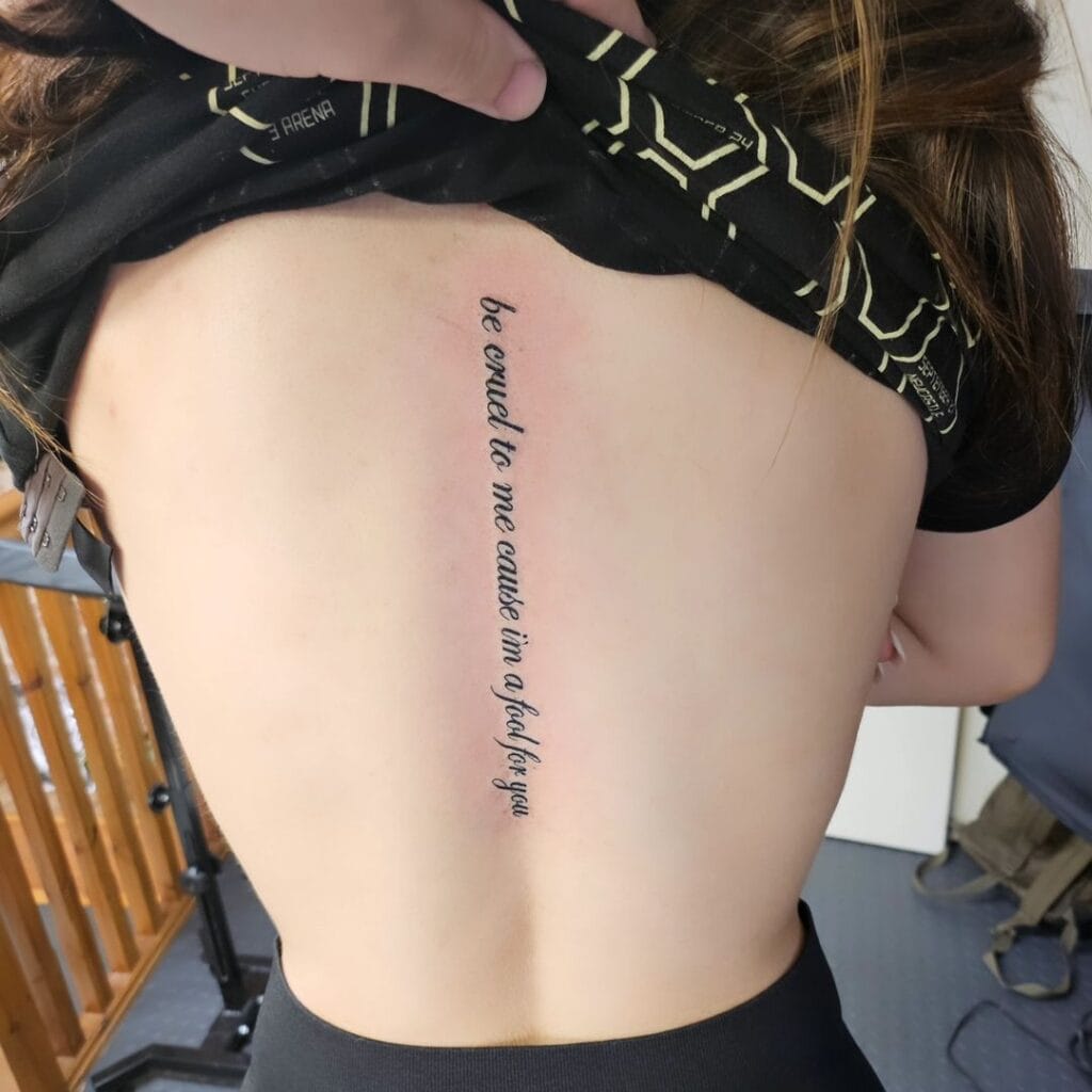 25 Stunning Spine Tattoos For Women That Tell A Story