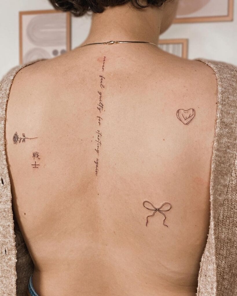 25 Stunning Spine Tattoos For Women That Tell A Story