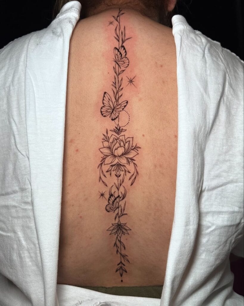 25 Stunning Spine Tattoos For Women That Tell A Story