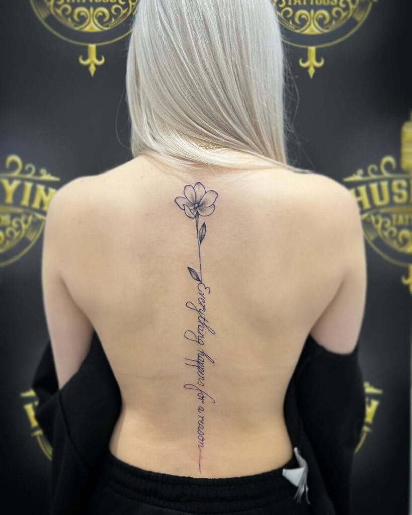 25 Stunning Spine Tattoos For Women That Tell A Story