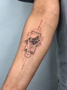 Mountain Tattoo Ideas design idea 7 with delicate ink details