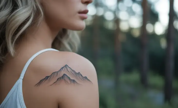 20+ Beautiful Mountain Tattoo Ideas for Women Who Chase Adventure