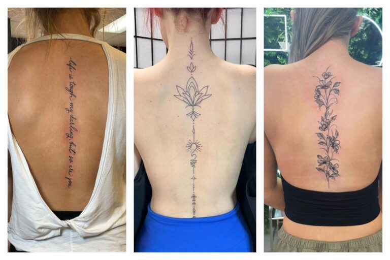 Spine Tattoos for Women featured tattoo inspiration and placement