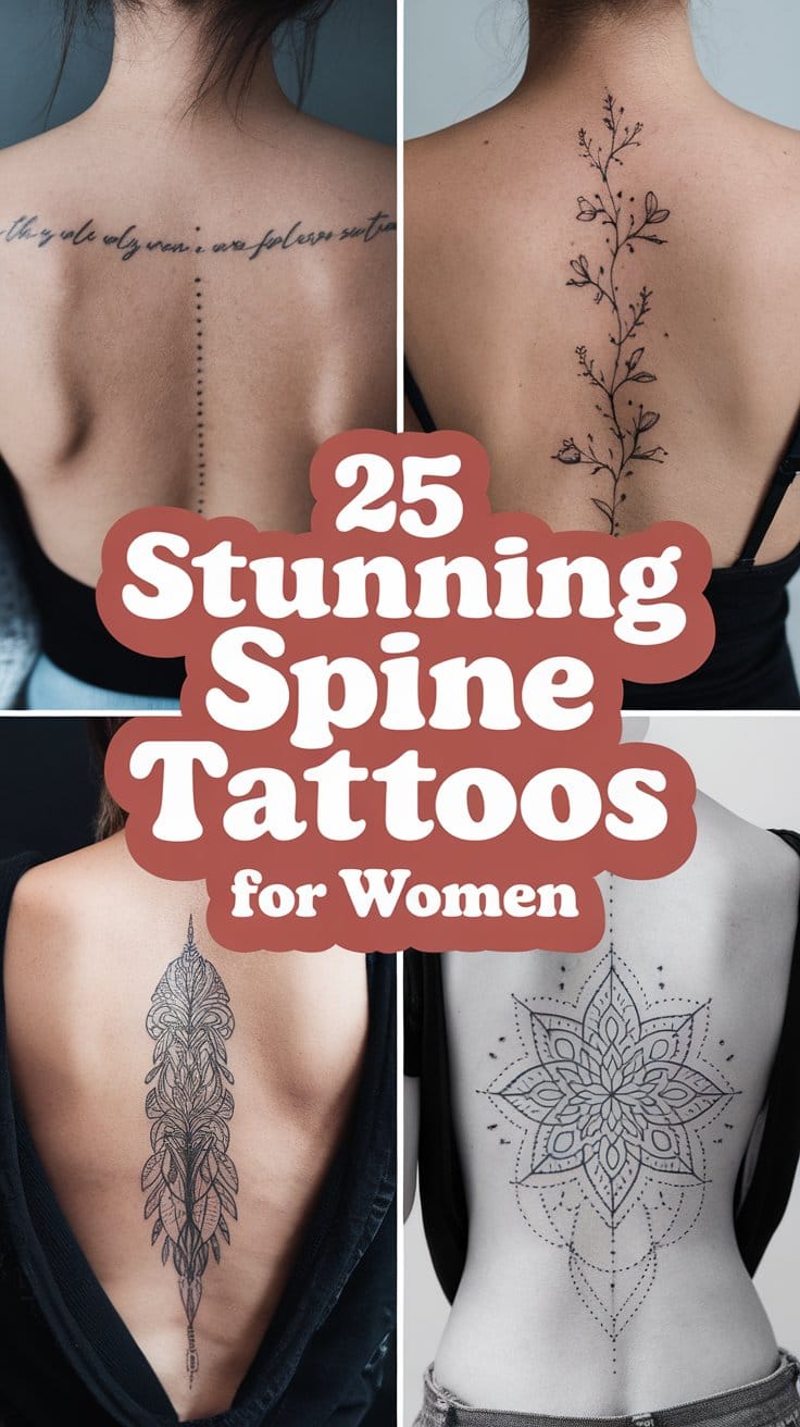Spine Tattoos That Will Make You Want Ink ASAP Tattoo Spine Tattoos for Women