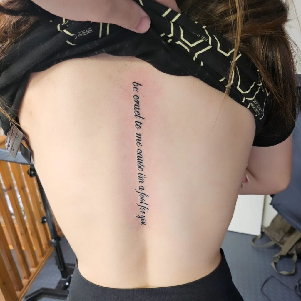 Striking Snake Spine Tattoo Spine Tattoos for Women