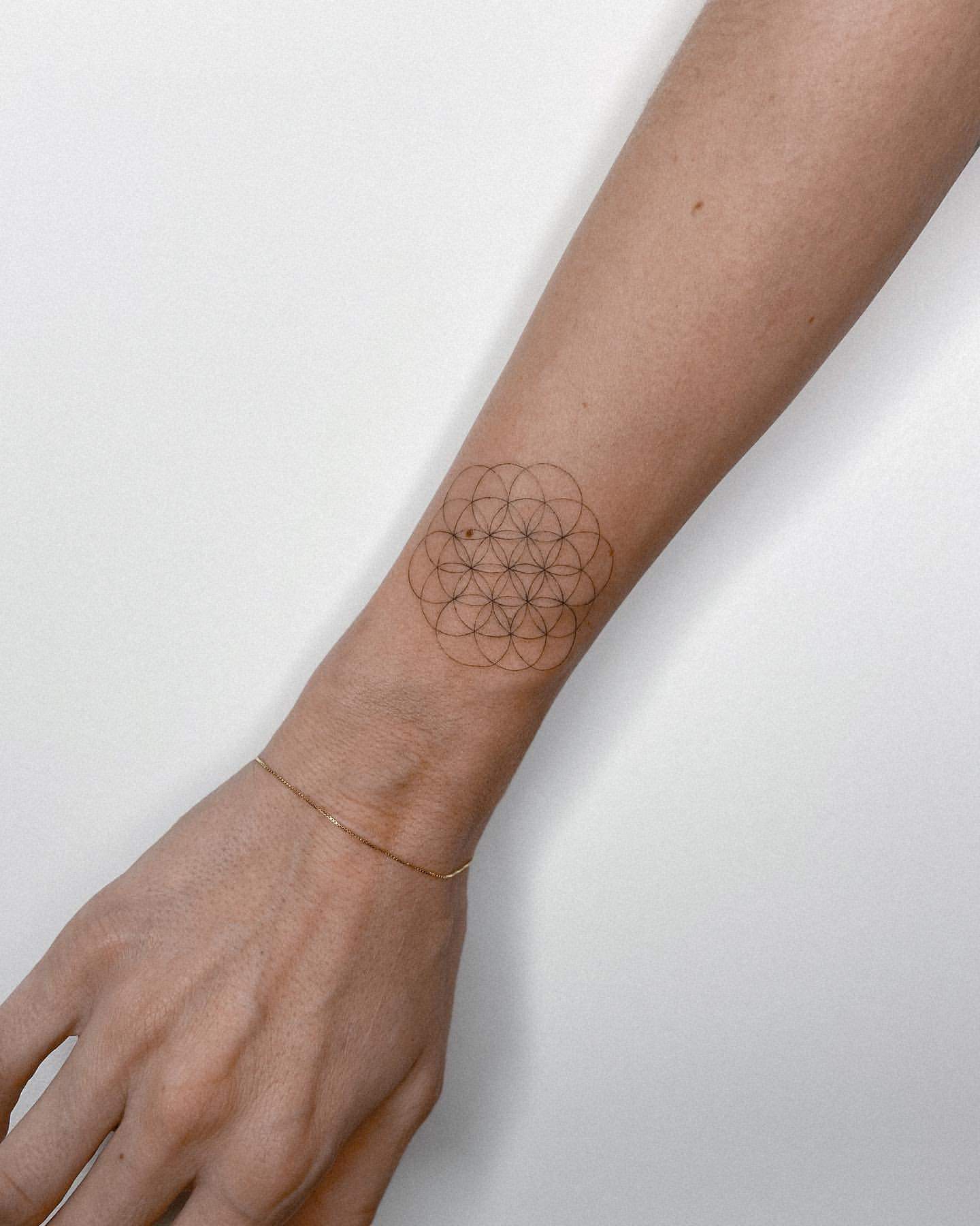 Flower of Life Tattoos Tattoo Spiritual Tattoo Ideas