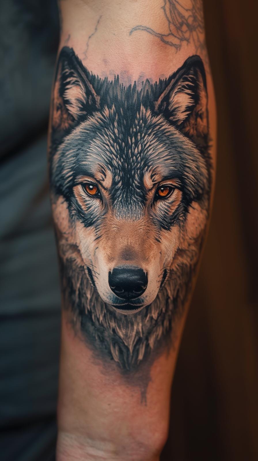 Realistic Portrait Wolf Tattoo Wolf Tattoo Design Ideas