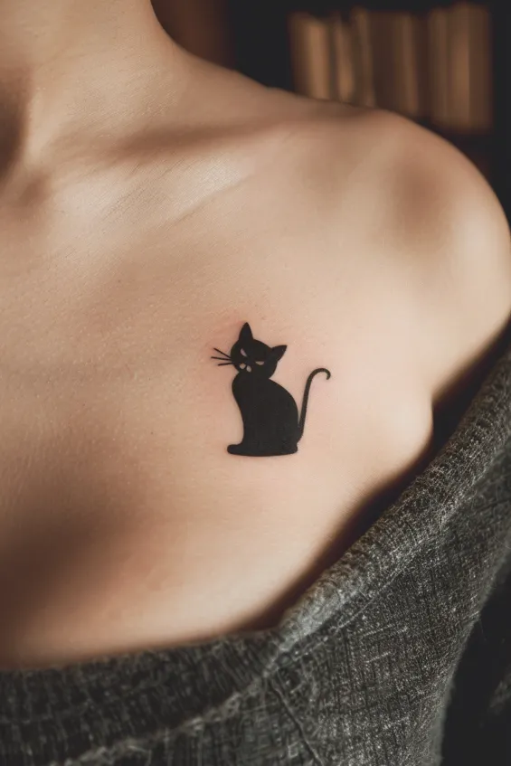 Small Chest Tattoo 11