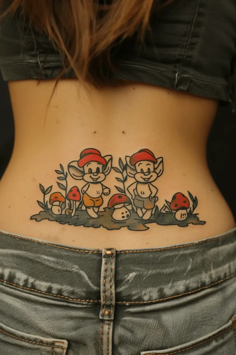 Tweedle Dee And Dum Tattoo Alice in Wonderland Tattoo