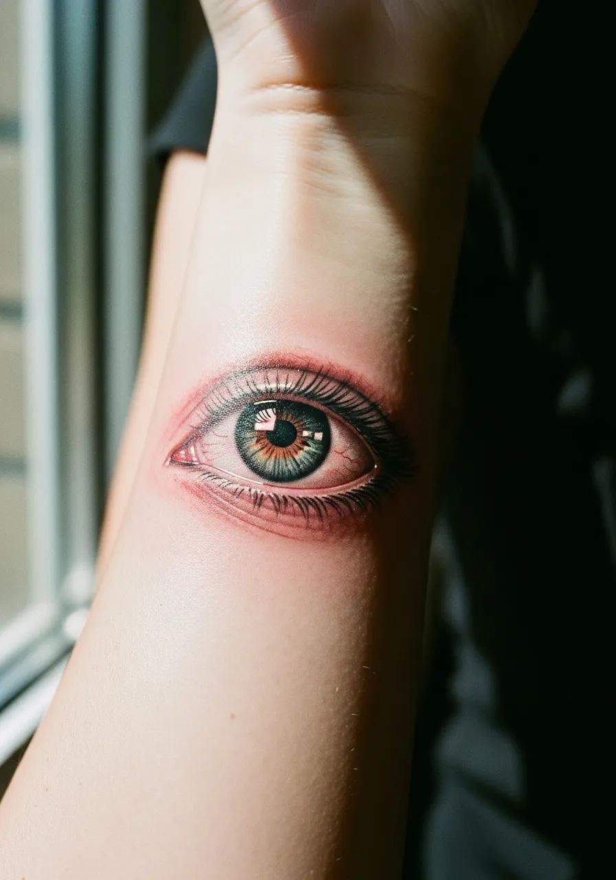 Realistic Eye Wrist Piece Tattoo Realism Tattoo Designs