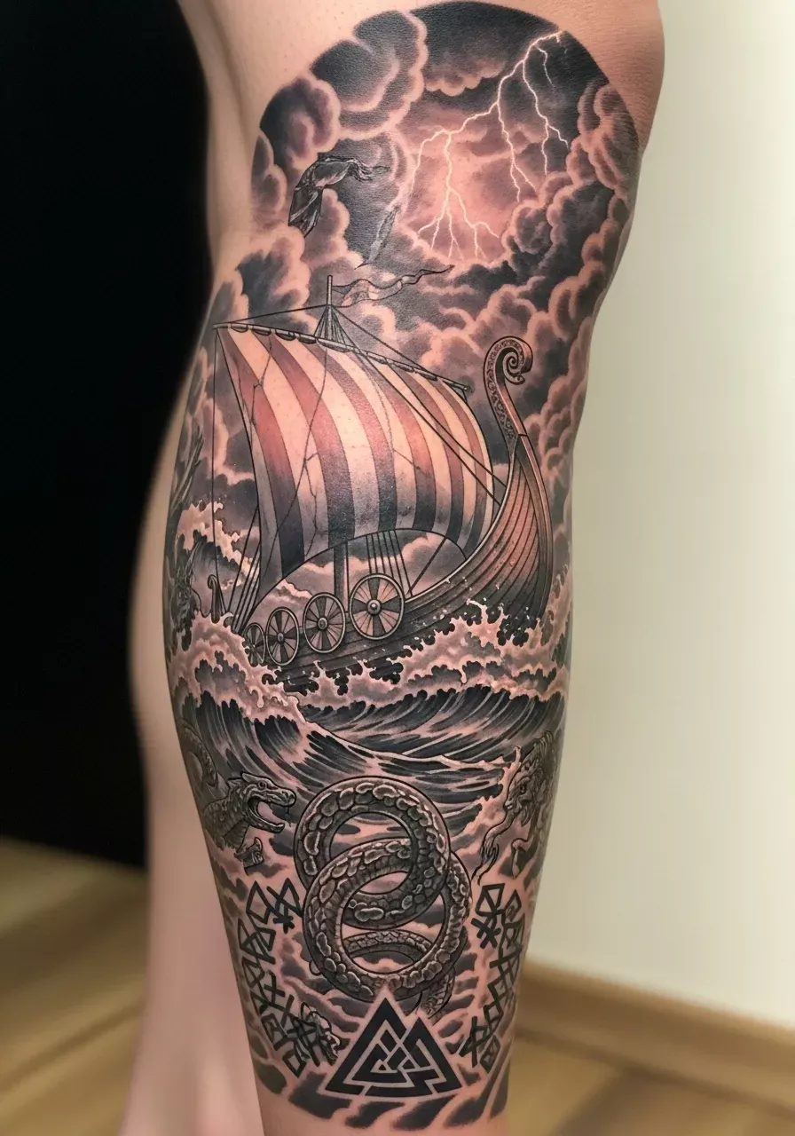 Idea 22 Tattoo Leg Sleeve Realism Tattoos
