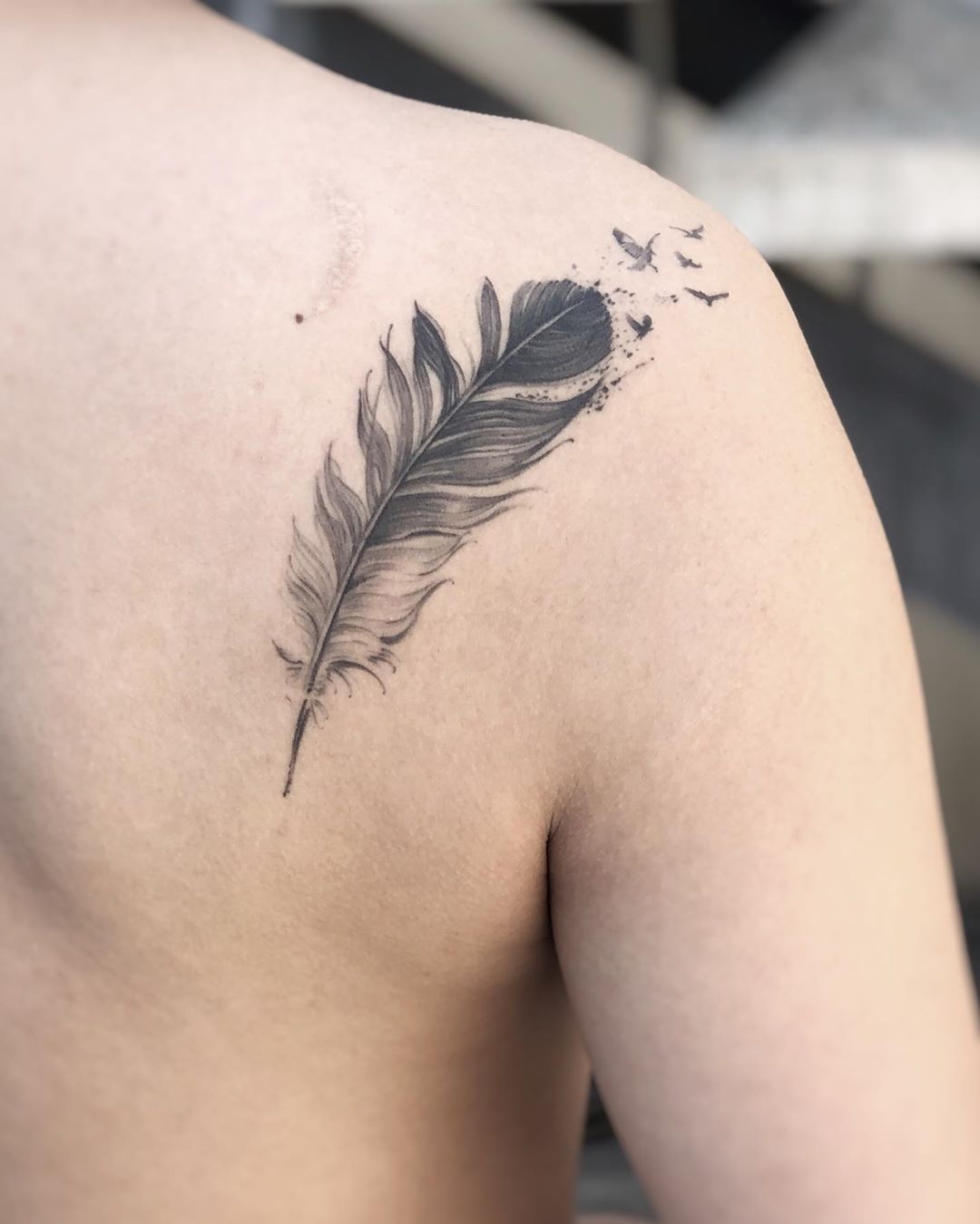 Seashell by the Ankle Tattoo Small Realism Tattoo Ideas