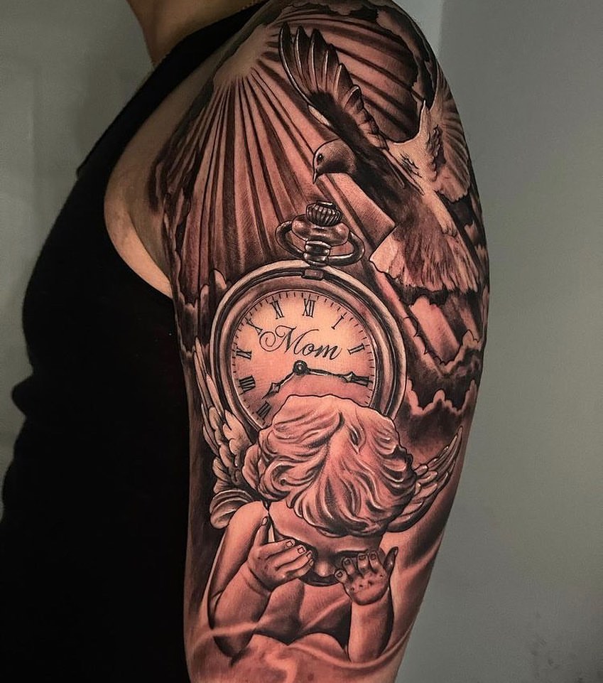 A Timeless Tribute to Mom memorial tattoos tattoo