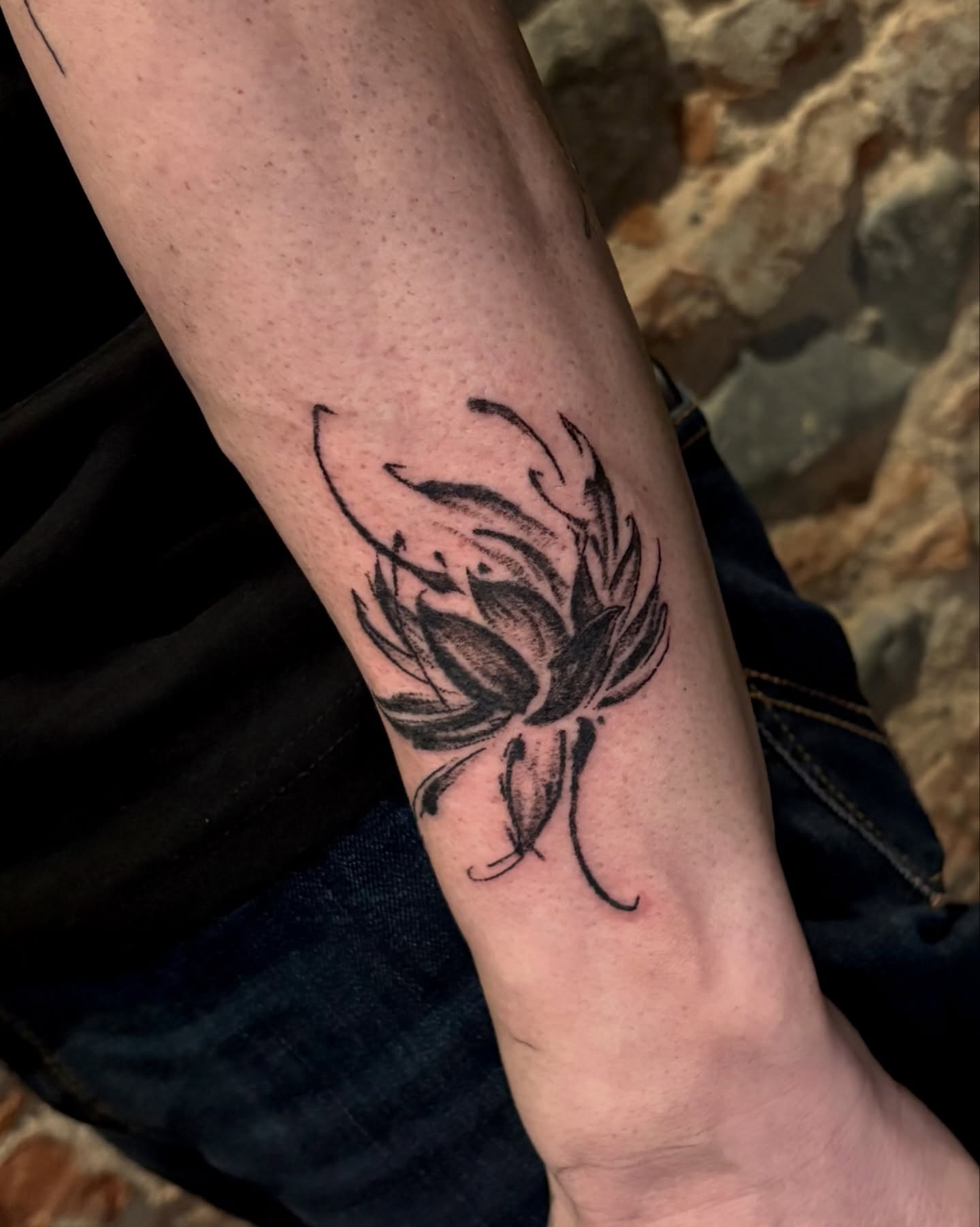 Abstract Black Lotus Flower Tattoo lotus flower tattoo ideas meaning tattoo