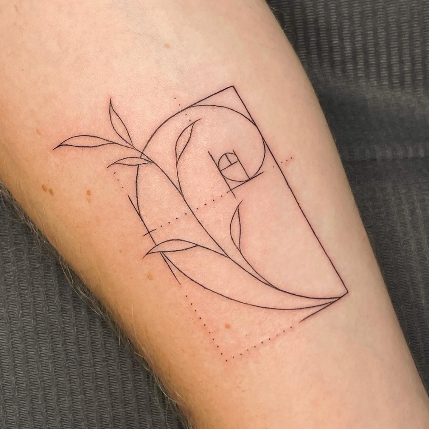 Abstract Face Fine Line Tattoo fine line tattoo ideas with meaning tattoo