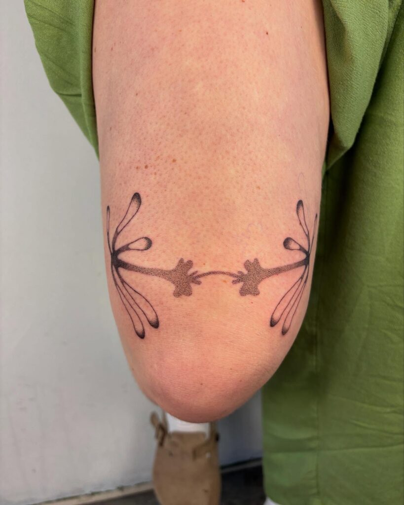 Childhood Memory Panels Stick And Poke Tattoo