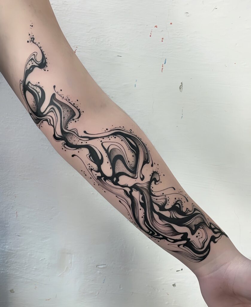 Ethereal Vine Flow Tattoo ethereal tattoos tattoo