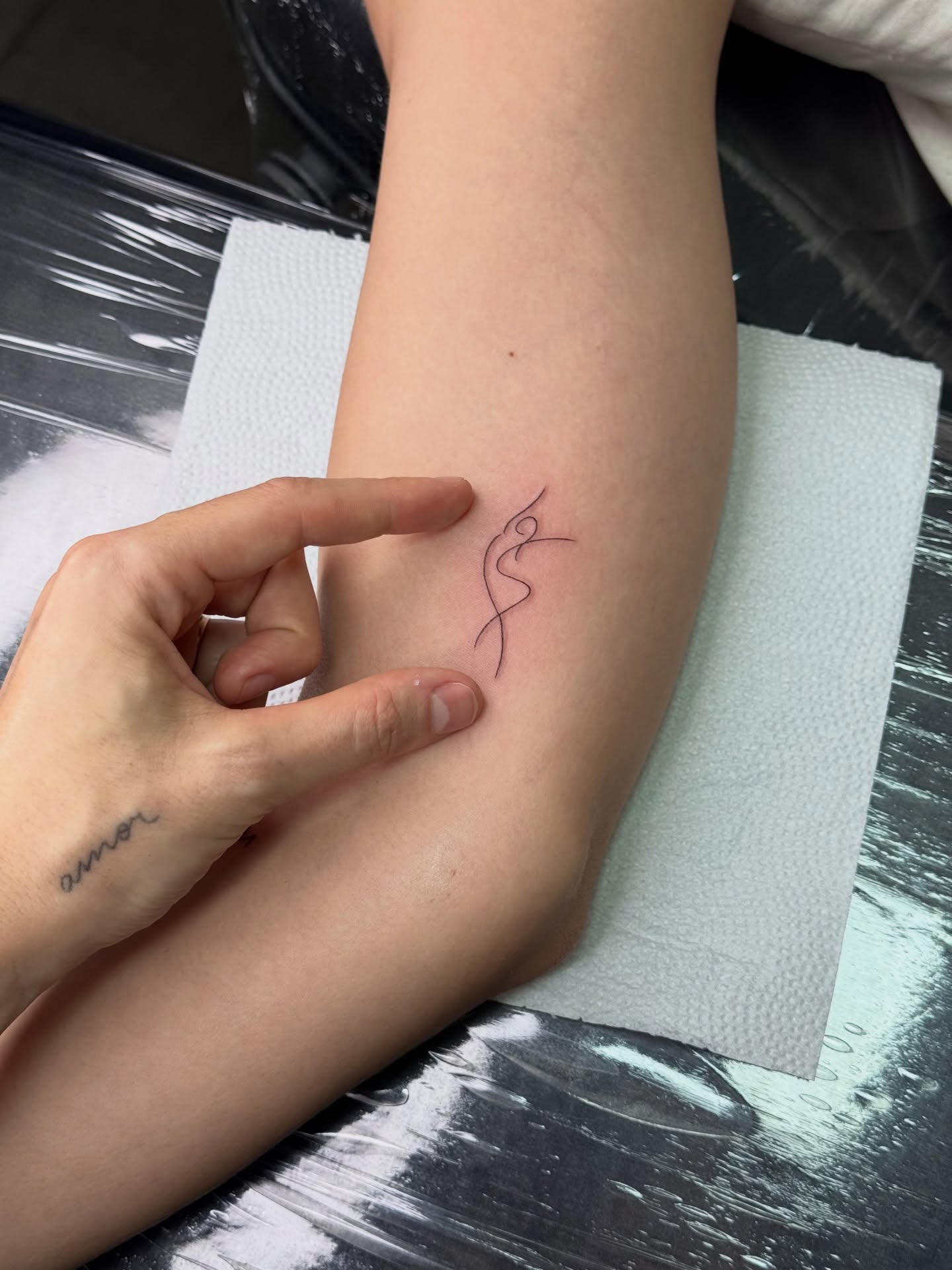 Abstract Single Line Fine Line Tattoo fine line tattoo ideas with meaning tattoo