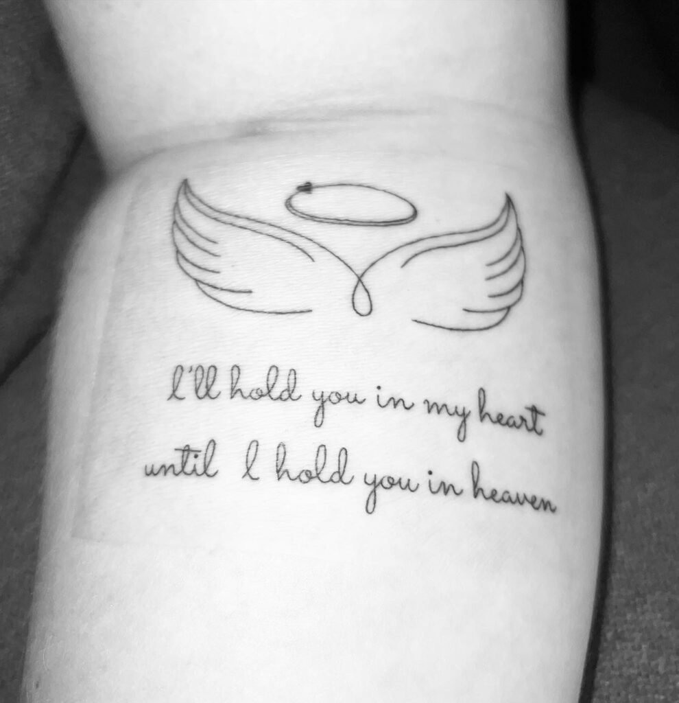 Three Birds On A Branch Miscarriage Tattoo
