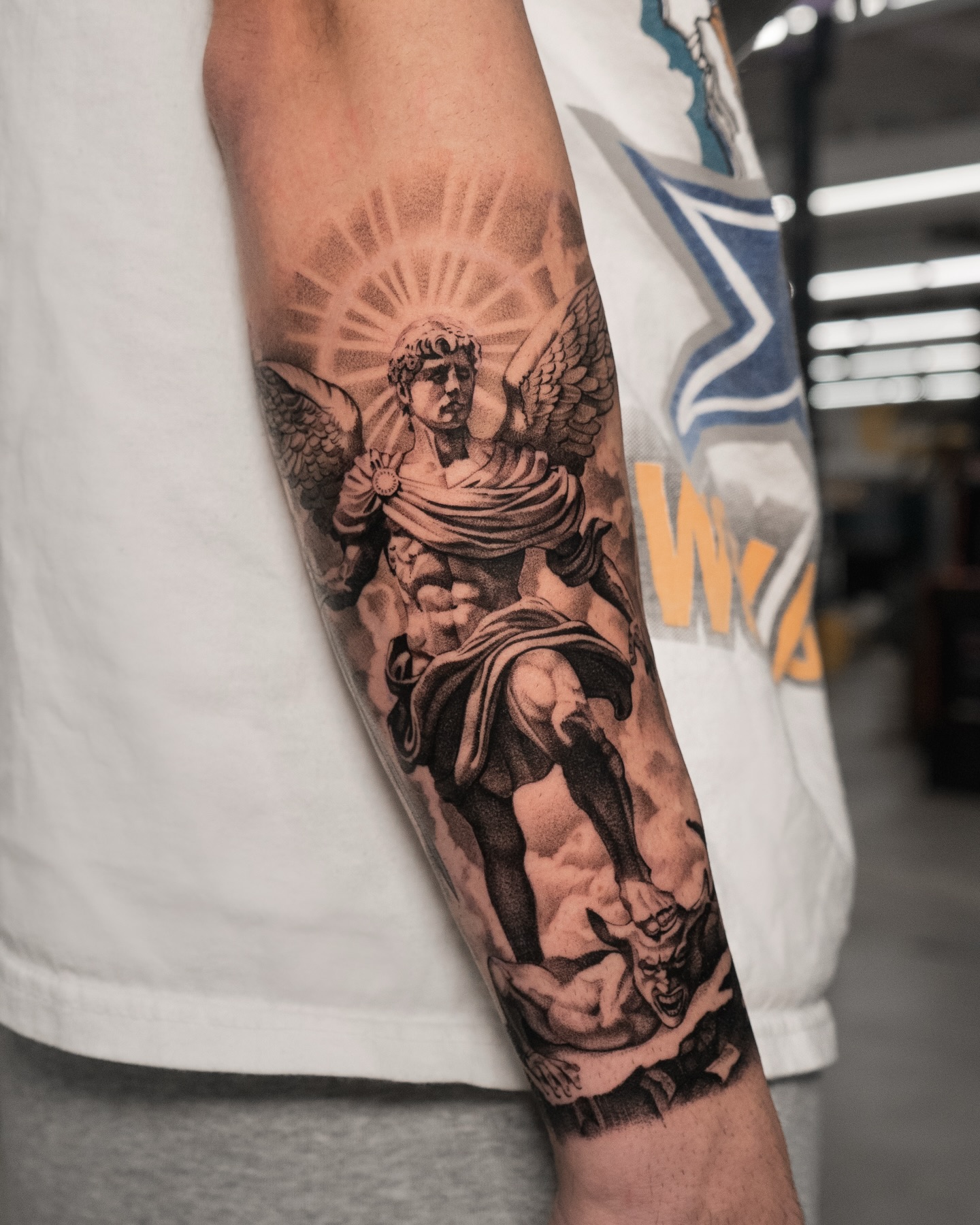 Archangel Forearm Tattoo forearm tattoos for men with meaning tattoo
