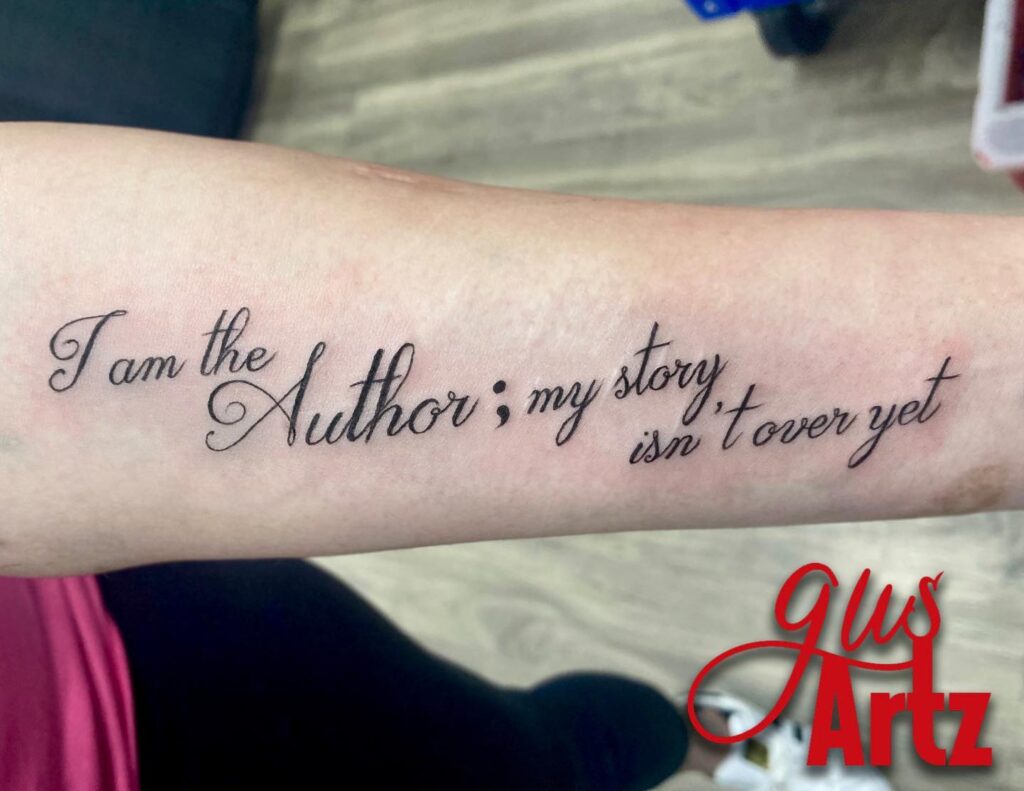 Author of My Story Quote Tattoo meaningful quote tattoos for women tattoo
