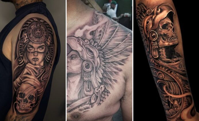 15+ Aesthetic Aztec Warrior Tattoo Ideas Showcasing Aztec Warrior Artistry