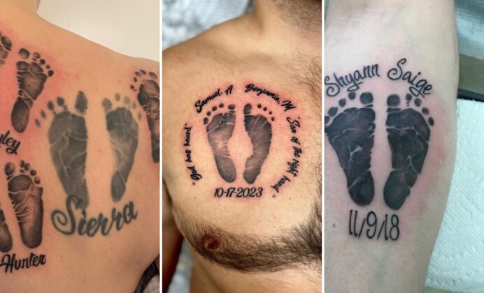 Baby Feet Tattoo Ideas 25 Sweet, Delicate Keepsakes for New Parents