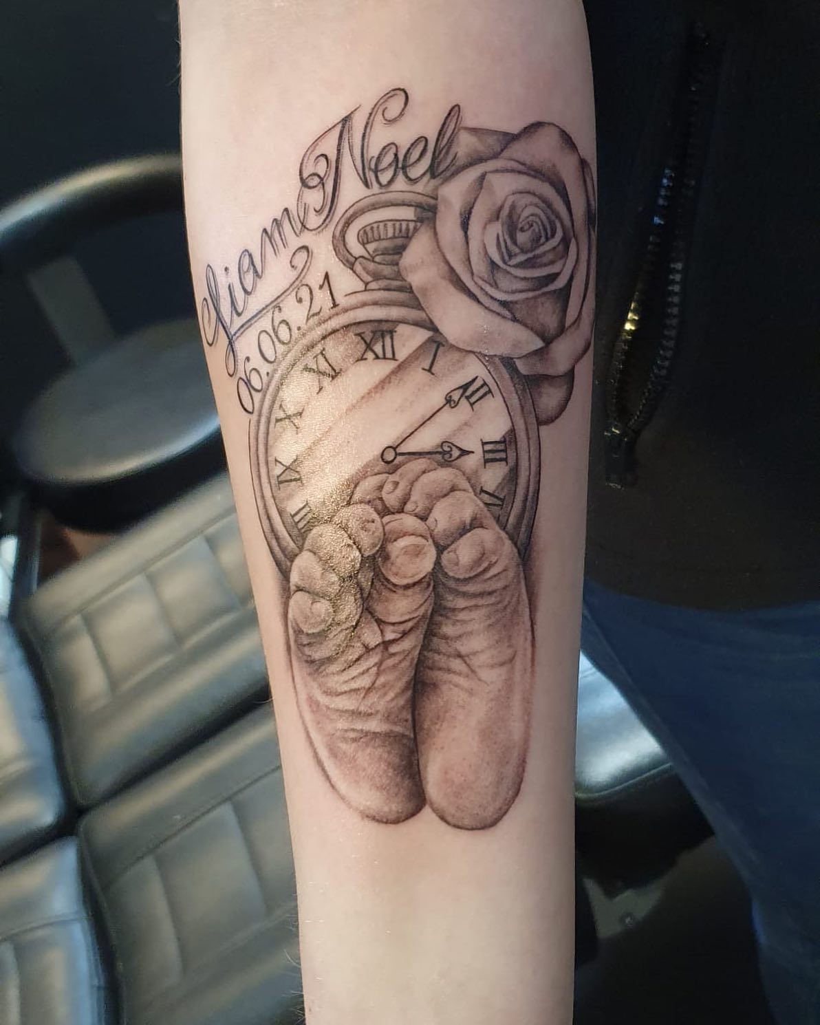 Matching Baby Footprint Tattoos baby feet tattoos ideas tattoo