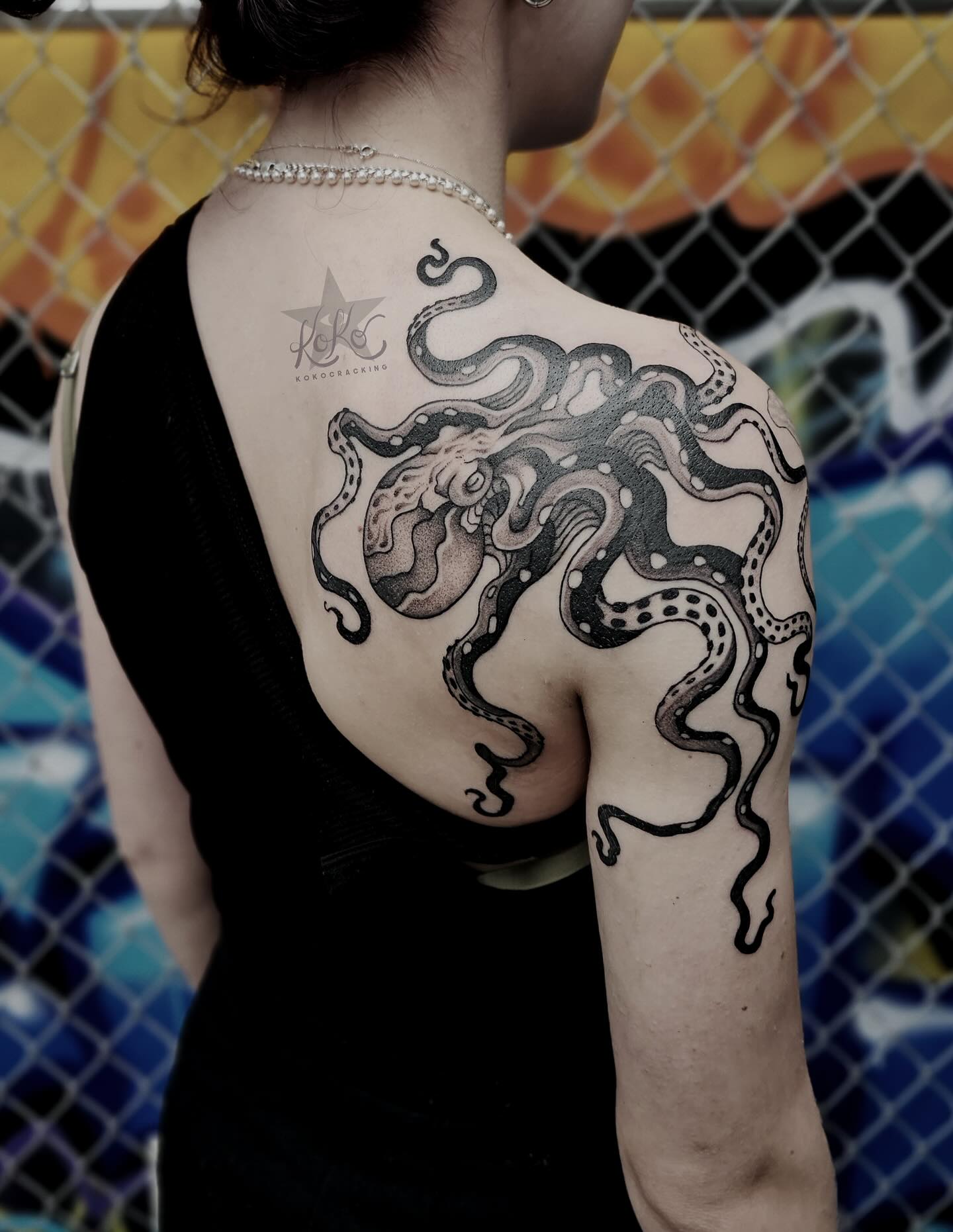 Color Splash Octopus Tattoo octopus tattoos tattoo