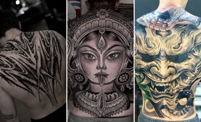 25+ Bold Back Tattoo Ideas for Guys Commanding Power and Grand Scale
