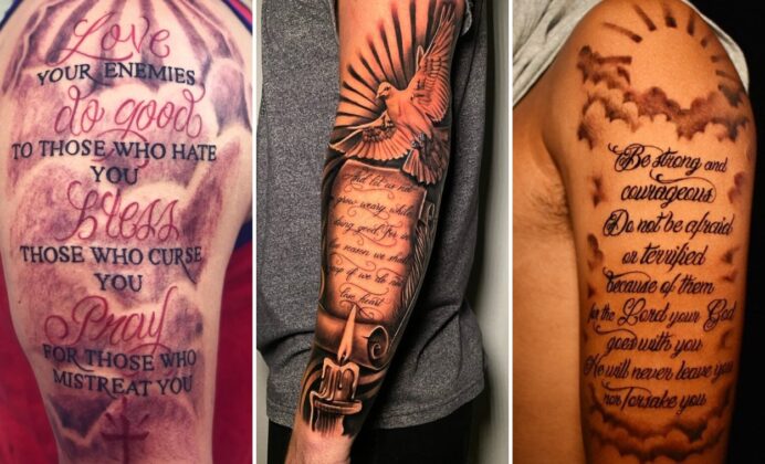 25+ Bible Verse Tattoo Ideas for Men Providing Unwavering Guidance