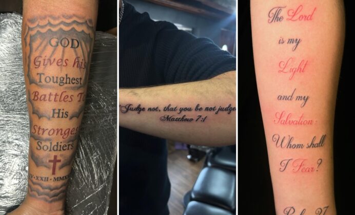 15+ Aesthetic Bible Verse Tattoo Ideas Showcasing Bible Verse Artistry
