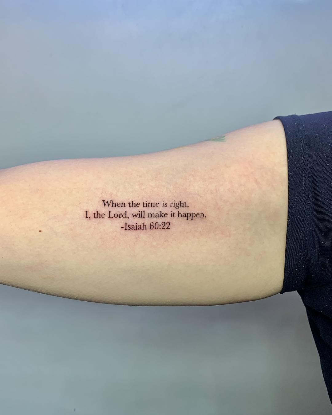 Isaiah 60 22 Bible Verse Tattoo