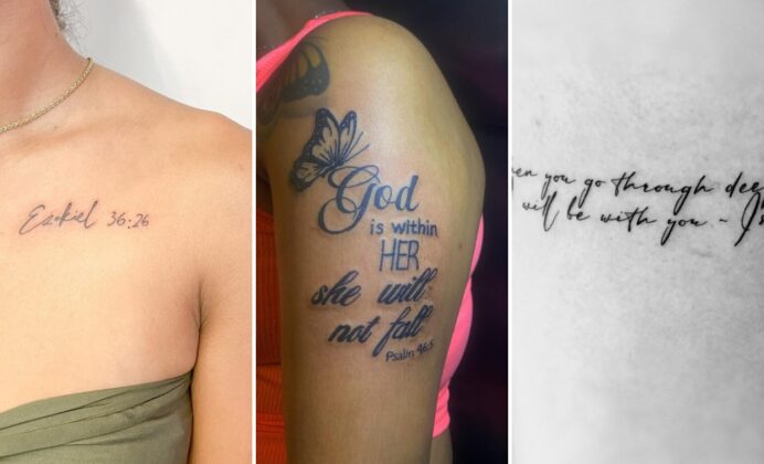 45+ Uplifting Bible Verse Tattoo Ideas for Women Grounded in Faith and Grace