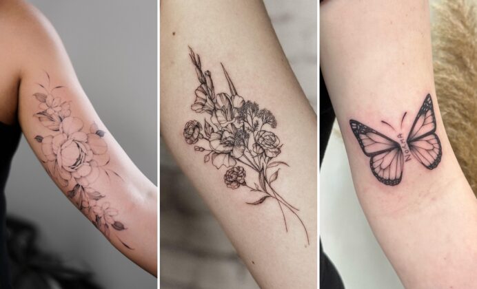 20+ Aesthetic Bicep Tattoo Ideas Women Showcasing Bicep Artistry