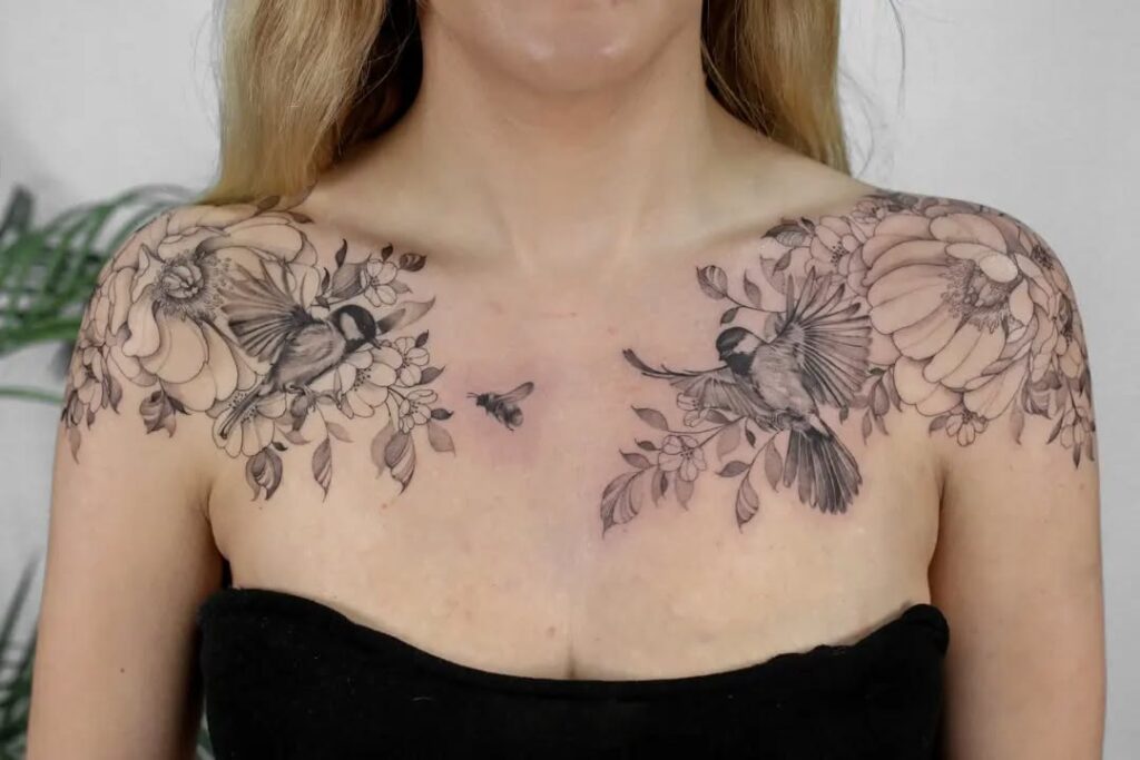 Starry Forearm Trail Tattoo