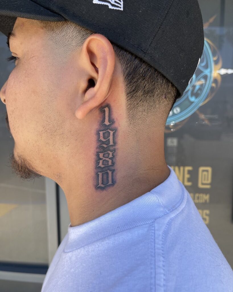 Triple Cross Behind Ear Tattoo behind the ear tattoo ideas for men tattoo