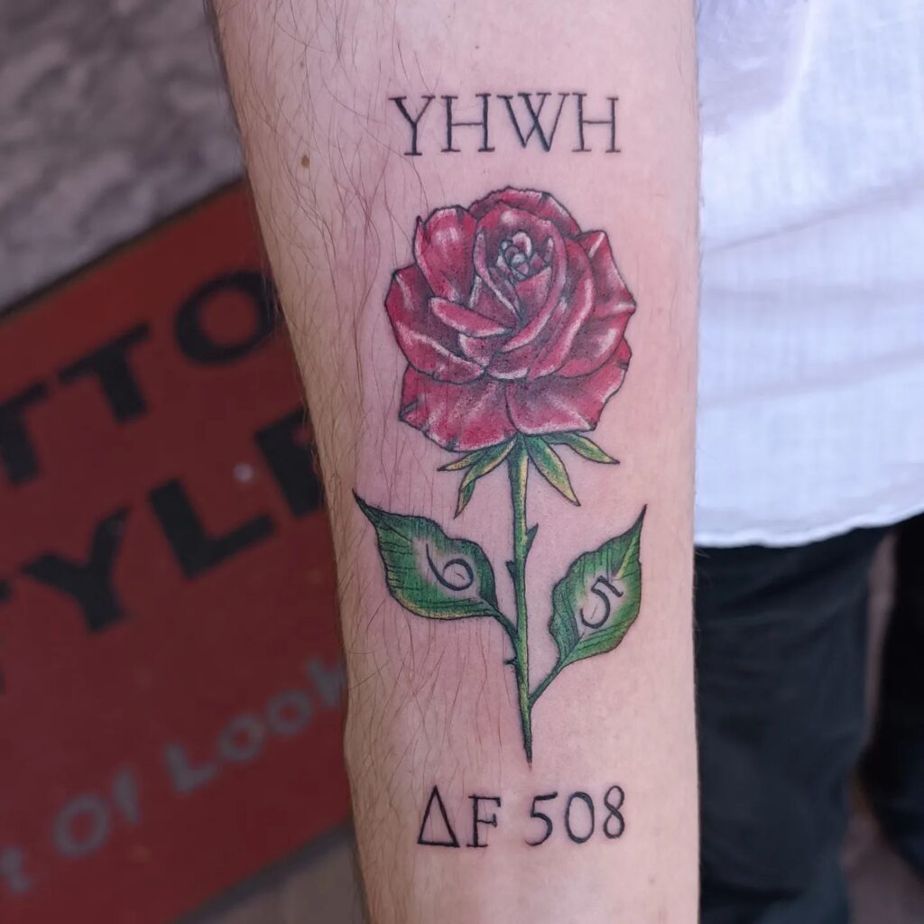 Floral Lungs yhwh tattoos tattoo