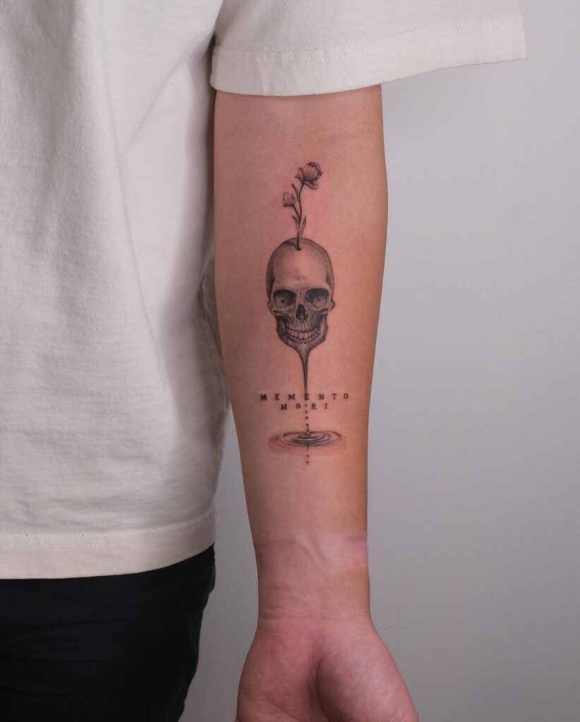 Memento Sword Of Balance Tattoo