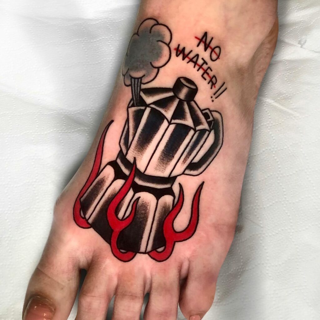 Hibiscus Flower Ankle Tattoo
