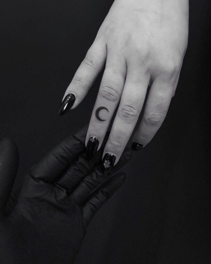 F Off Middle Finger Tattoo