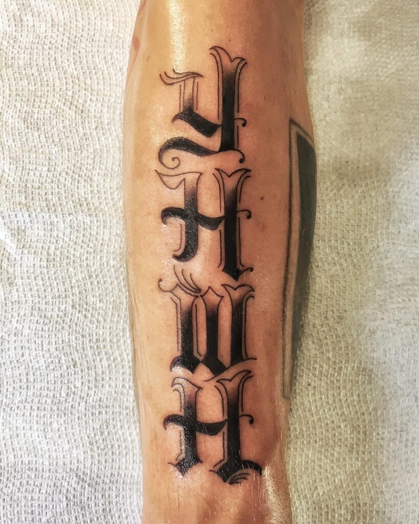 Cross of Devotion yhwh tattoos tattoo