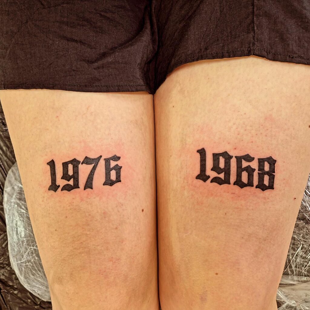 Heartbeat Roman Numeral Date Tattoo date tattoos tattoo