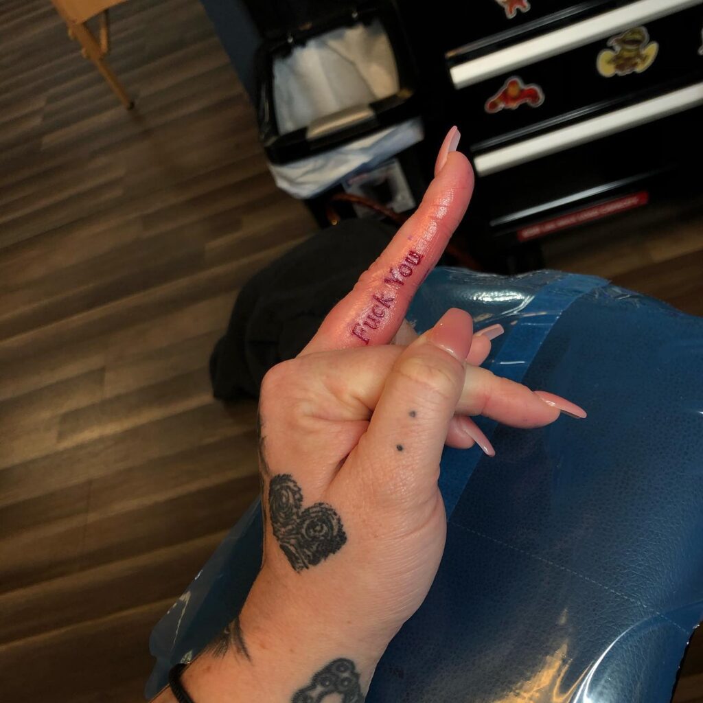 Minimalist Dotwork Finger Tattoos