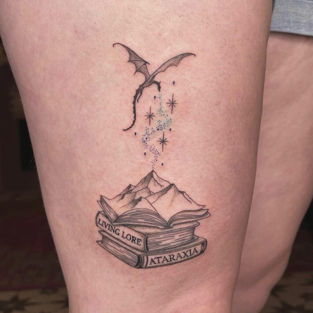 Books of Solitude Tattoo book lover tattoos tattoo