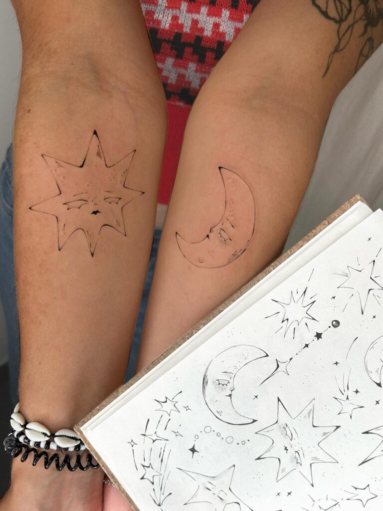Botanical Eucalyptus Sprig on Ribs fine line tattoo